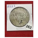 1923 S Peace Silver Dollar Coin