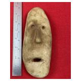 Stone Face Effigy Indian Artifact Arrowhead