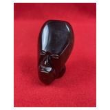 Pre-Columbian Face Effigy Indian Artifact Arrowhea