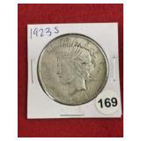 1923 S Peace Silver Dollar Coin