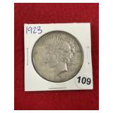 1923 Peace Silver Dollar Coin