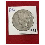 1926 Peace Silver Dollar Coin