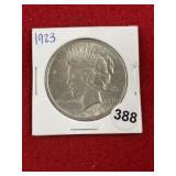 1923 Peace Silver Dollar Coin