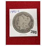 1890 O Morgan Silver Dollar Coin