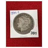 1899 O Morgan Silver Dollar Coin