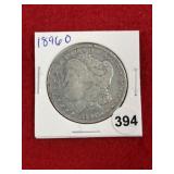 1896 O Morgan Silver Dollar Coin