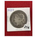 1921 S Morgan Silver Dollar Coin