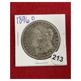 1896 O Morgan Silver Dollar Coin