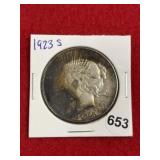 1923 S Peace Silver Dollar Coin