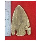 Calf Creek broken & glued Indian Artifact Arrowhea