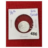 1/10th Fine Silver Coin