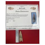 Clovis with Butler COA from Randolph County, Penns