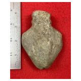 Snake Effigy Pendant Indian Artifact Arrowhead