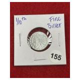 1/10th Fine Silver Coin