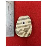 Anasazi Pottery Pendant Indian Artifact Arrowhead
