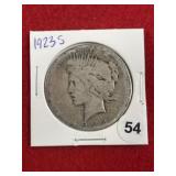 1923 S Peace Silver Dollar Coin