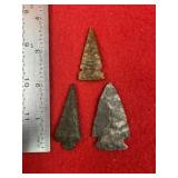 Group of very nice Arrow Points Indian Artifact Ar