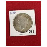 1925 Peace Silver Dollar Coin