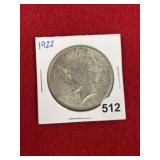 1922 Peace Silver Dollar Coin