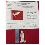 Simpson Mustache with Thomas Mathews COA from Flor