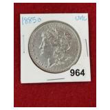 1885 O UNC Morgan Silver Dollar Coin