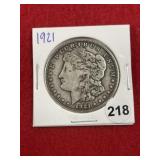 1921 Morgan Silver Dollar Coin
