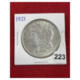 1921 Morgan Silver Dollar Coin