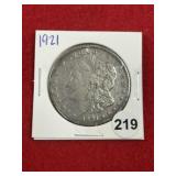 1921 Morgan Silver Dollar Coin