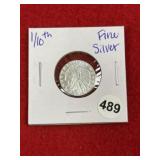 1/10th Fine Silver Coin