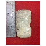 Miniature Chipped Celt Indian Artifact Arrowhead