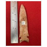 5 & 3/8' Graham Cave from Illinois Indian Artifact