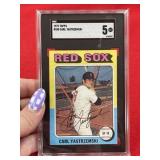 1975 Topps Carl Yastrzemski Baseball Card