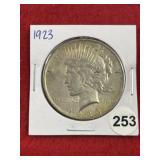 1923 Peace Silver Dollar Coin