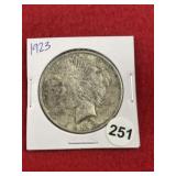 1923 Peace Silver Dollar Coin