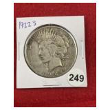 1922 S Peace Silver Dollar Coin