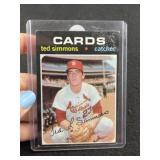 1971 Topps Ted Simmons Baseball Card