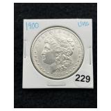1900 UNC Morgan Silver Dollar Coin