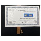 Alba Bird Point with Sam Johnson COA from Montgome