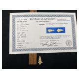 Bonham Bird Point with Sam Johnson COA from Nevada