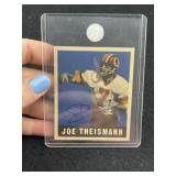 Joe Theismann Hand Signed Authentic Autograph