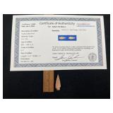 Scallorn Bird Point with Sam Johnson COA from Neva