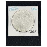 1882 O UNC Morgan Silver Dollar Coin