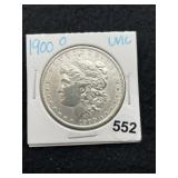 1900 O UNC Morgan Silver Dollar Coin
