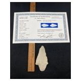 Gary Point with Sam Johnson COA from Hot Springs C