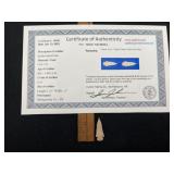 Scallorn Bird Point with Sam Johnson COA from Mont