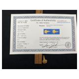 Miniature Paddle Drill with Sam Johnson COA from H