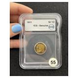 1911 ICG - Genuine $2 1/2 Dollar Gold Coin