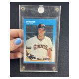 1987 Fleer Will Clark Baseball Card