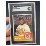 1963 Topps Juan Marichal Baseball Card