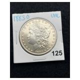 1883 O UNC Morgan Silver Dollar Coin
